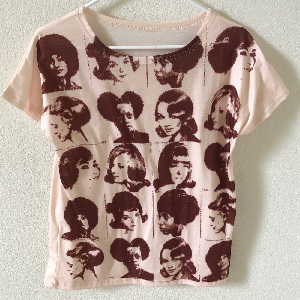 screen printed t shirt S